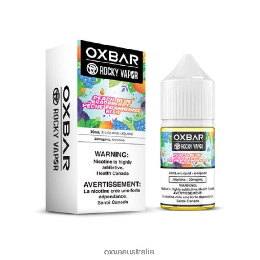 OXVA Australia - PEACH BLUE RASPBERRY 8425B62 OXVA OXBAR 30ML SALT NIC